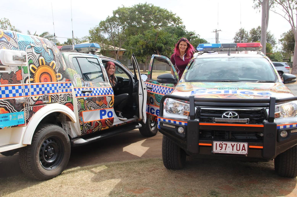 New police cars launched at Woorabinda by Chern'ee Sutton