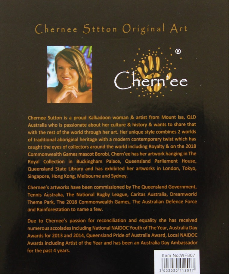 Set of 4 Chern'ee Sutton Aboriginal Wall Art Prints