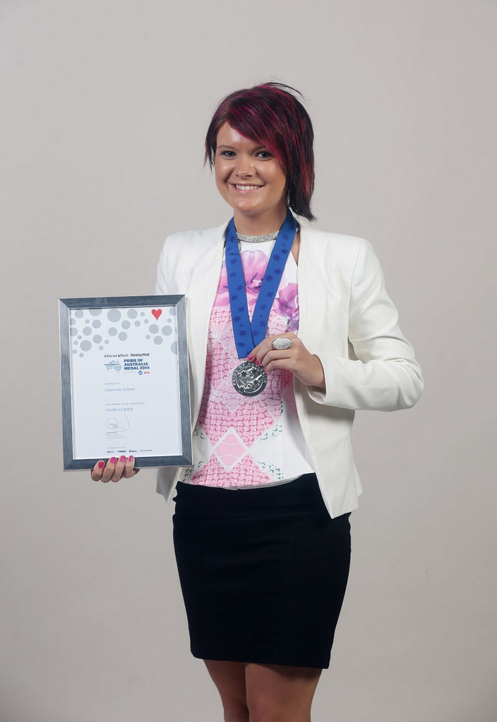 Chern'ee Wins Queensland Pride of Australia Young Leader Medal