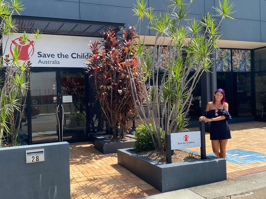 Chern'ee visits the Save The Children Foundation