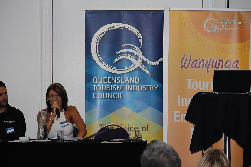 Chern'ee is a Key Note Speaker for the Queensland Tourism Industry Council