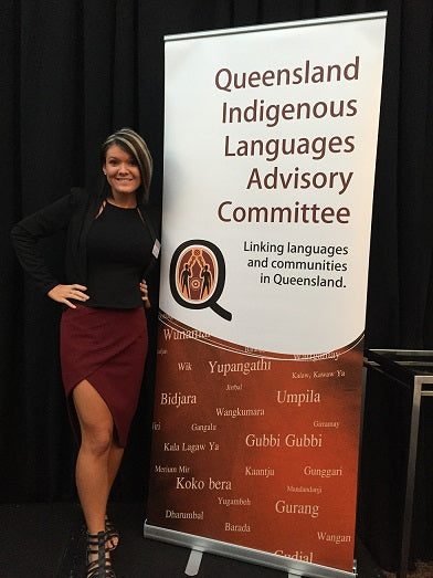 Chern'ee attends the Queensland Aboriginal Languages Forum