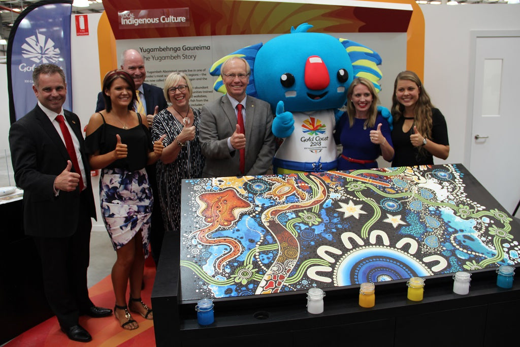 Chern'ee Attends the Opening of the Gold Coast Commonwealth Games Volunteer Selection Centre