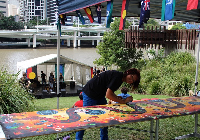 Artist in Residence at the Queensland State Library 2013