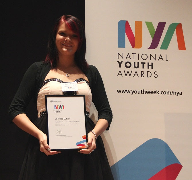 Chern'ee is a Finalist for the National Youth Awards 2014