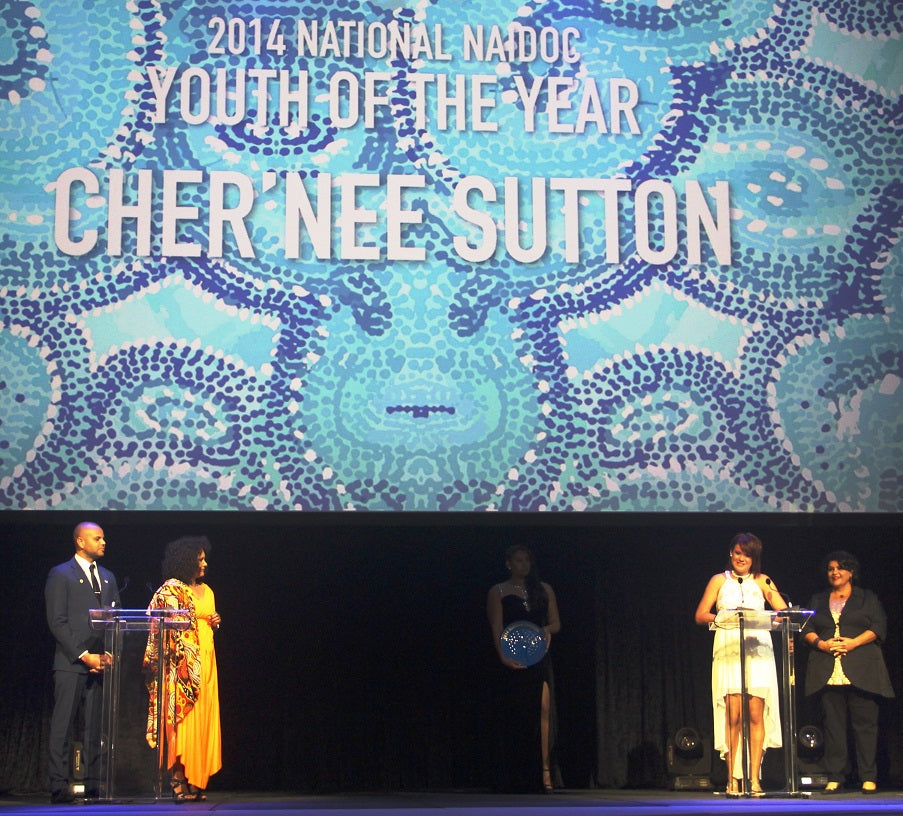 National NAIDOC Youth of the Year is Chern'ee Sutton