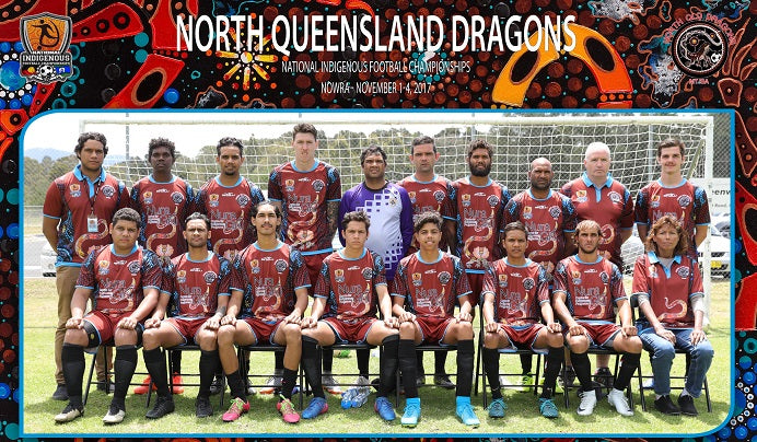 Chern'ee's Artwork Donated to the North Queensland Dragons in Mount Isa