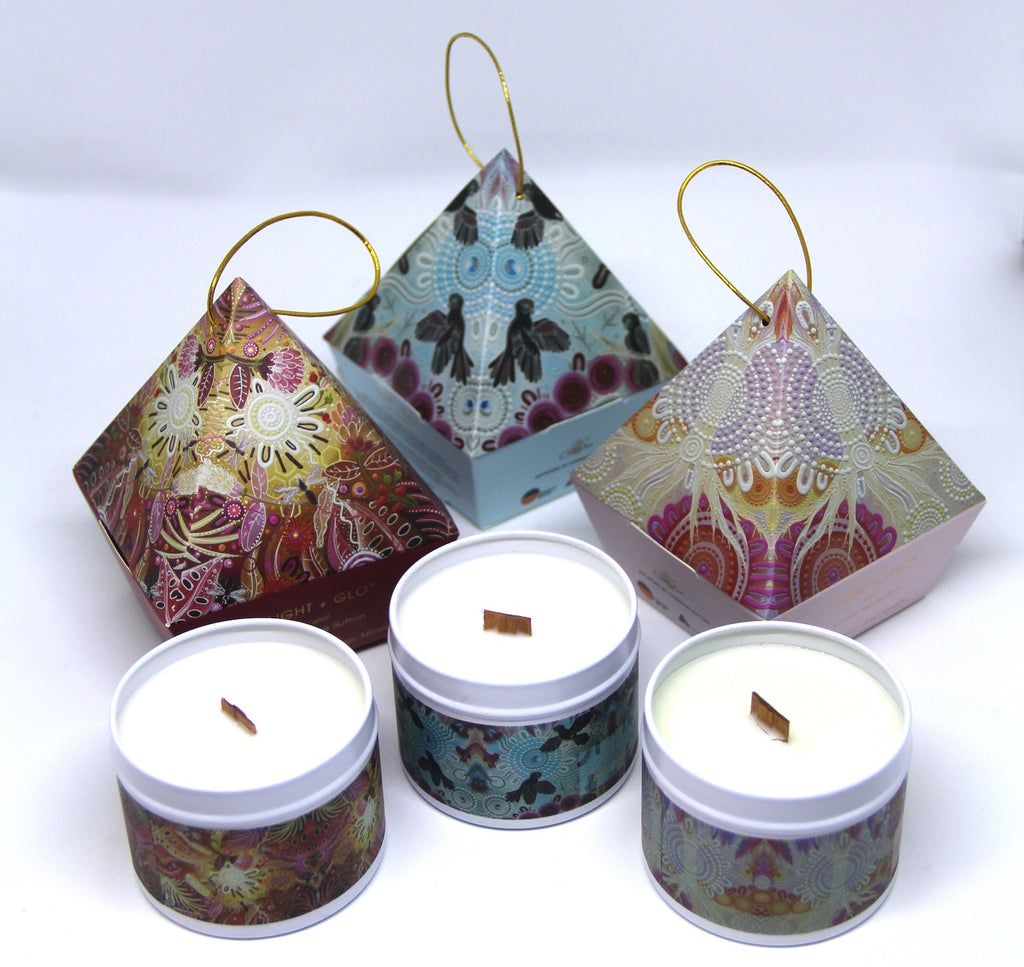 Set of 3 Luxury Bon Bon Bauble Scented Soy Candles