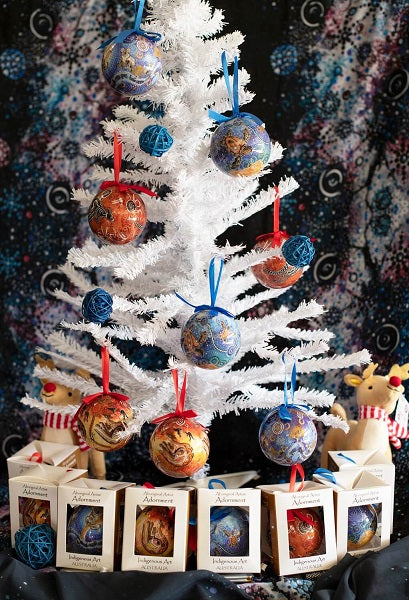 Set of 8 Christmas Tree Adornments A